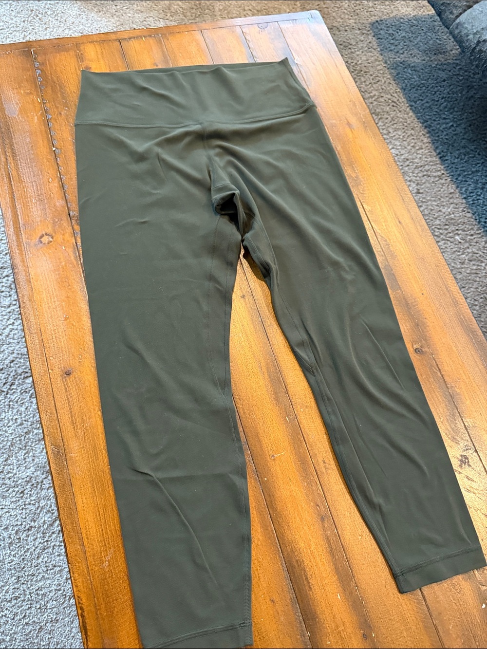 lululemon athletica Olive Green High-Rise Leggings - Picture 3 of 3